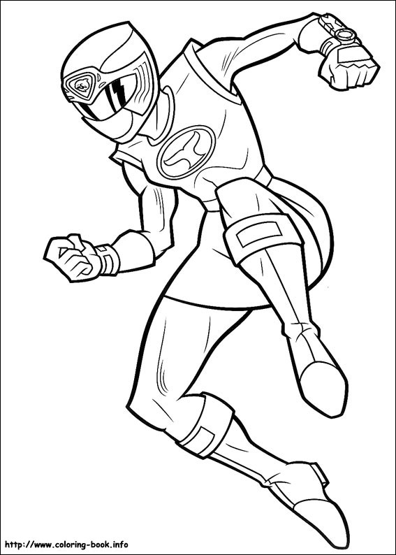 Power Rangers coloring picture